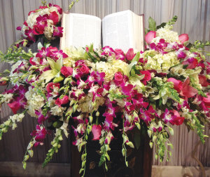 PURPLE AND WHITE ASSORTED REAL BIBLE KEEPSAKE