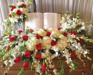 WHITE AND RED ASSORTED REAL BIBLE KEEPSAKE