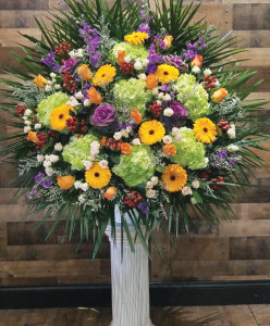 COLORFUL EXOTIC ELEGANT BASKET