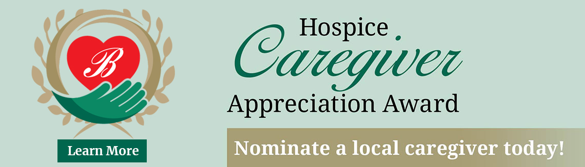 Hospice Caregiver Appreciation Award, Nominate a local caregiver today