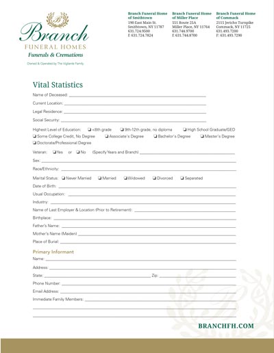 Vital Statistics